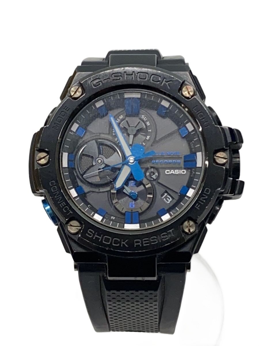 【中古】CASIO◆ソーラー腕時計・G-SHOCK/デジアナ/BLK【服飾雑貨他】