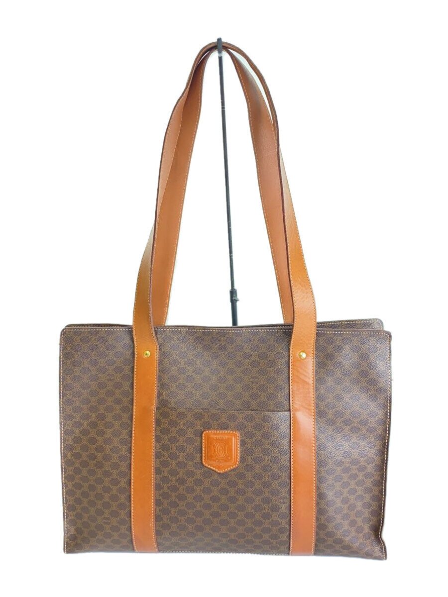 【中古】CELINE◆トートバッグ/PVC/BRW/総柄【バッグ】