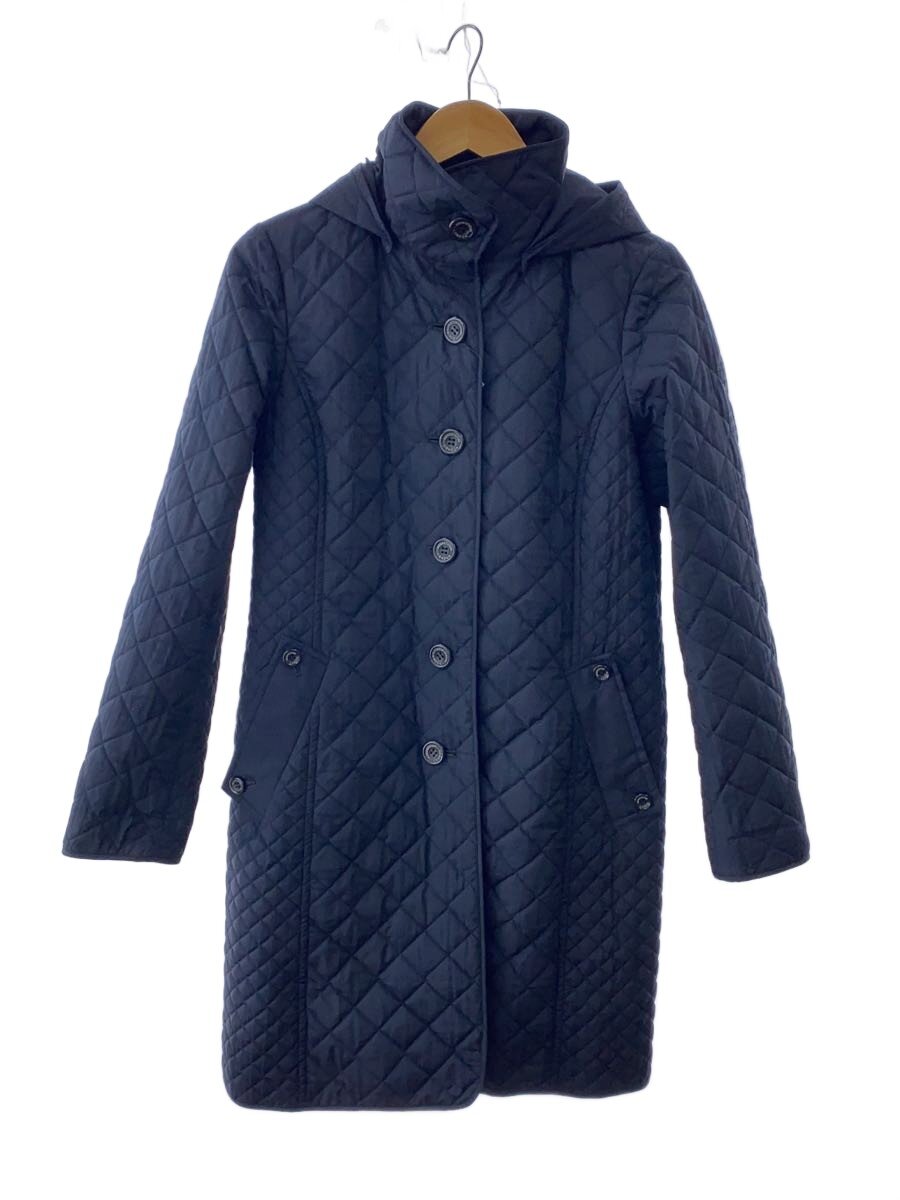 Rakuten - 【中古】Aquascutum◆コート/8/ポリエステル/ネイビー/キルティングコート/ライナー欠品【レディースウェア】