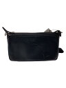【中古】Lanai◆ウエストバッグ/レザー/BLK【バッグ】
