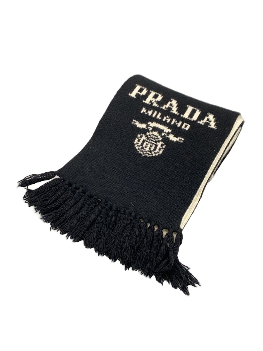 【ブランド】PRADA 【ブランドカナ】プラダ 【型番】 【程度】B 【サイズ】 【メインカラー】ブラック 【素材・生地】ウール 【キーワード】　　　/ 2025/12/29 セカンドストリート尾張旭店【2986】【中古】PRADA◆カシミアウールストールフリンジジャガードロゴ/ウール/BLK ブランド PRADA 型番 カラー ブラック 柄 素材・生地 ウール>色・素材について サイズ >サイズ表示について 実寸（cm） 【マフラー】 幅：20 / 全長：166 【その他】 その他サイズ：/ 商品は　セカンドストリート尾張旭店の店頭にて販売しております。商品に関するお問合わせは、お電話(TEL:0561-55-3065)にて、問合わせ番号：2329072636701をお伝えください。 配送方法やお支払い方法に関するお問い合わせは、サポートセンターまでご連絡をお願いします。 ※お電話の対応は営業時間内のみとなります。お問い合わせフォームでお問い合わせの際はご注文番号をご記入下さい この商品に関する出品店舗からのコメント 使用感ございますが、まだまだお使いいただけます。あくまで中古品となること、店頭でも販売中になることをご了承の上お買い求めください。ご不明な点がございましたらお気軽にお問い合わせください。