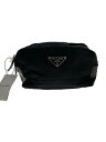 【中古】PRADA◆ポーチ/ナイロン/BLK//【バッグ】(4)