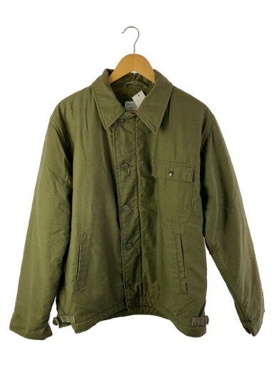 【中古】U.S.NAVY◆デッキジャケット/42/ナイロン/KHK/無地/8415-00-753-5613【メンズウェア】 【中古】U.S.NAVY◆デッキジャケット/42/ナイロン/KHK/無地/8415-00-753-5613【メンズウェア】