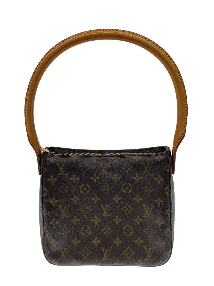 【ブランド】LOUIS VUITTON 【ブランドカナ】ルイヴィトン 【型番】M51146 【程度】B 【サイズ】 【メインカラー】ブラウン 【素材・生地】PVC（ビニール） 【キーワード】　　　/ 2025/11/26 セカンドストリート八戸下長店【1877】【中古】LOUIS VUITTON◆ルーピングMM_モノグラム・キャンバス/PVC/BRW ブランド LOUIS VUITTON 型番 M51146 カラー ブラウン 柄 素材・生地 PVC（ビニール）>色・素材について サイズ >サイズ表示について 実寸（cm） 【バッグ】 マチ：9.5 / 高さ：22 / 幅：23 / 持ち手：62 【その他】 その他サイズ：/ 商品は　セカンドストリート八戸下長店の店頭にて販売しております。商品に関するお問合わせは、お電話(TEL:0178-21-2306)にて、問合わせ番号：2318773336720をお伝えください。 配送方法やお支払い方法に関するお問い合わせは、サポートセンターまでご連絡をお願いします。 ※お電話の対応は営業時間内のみとなります。お問い合わせフォームでお問い合わせの際はご注文番号をご記入下さい この商品に関する出品店舗からのコメント 持ち手に変色・汚れがございます。内部に汚れがございます。商品のコメント及び画像で記載がない場合でも、小さな穴、目立たない汚れやシミ、糸のほつれ等多少のダメージがある場合もございます。あくまでリユース商品であることをご理解の上、ご検討お願いいたします。