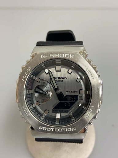 【中古】CASIO◆腕時計/デジアナ/--/SLV/GRY/GM-2100-1AJF【服飾雑貨他】 【中古】CASIO◆腕時計/デジアナ/--/SLV/GRY/GM-2100-1AJF【服飾雑貨他】