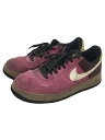 【中古】NIKE◆AIR FORCE 1 07 LV8/エアフォース/28cm/PNK/スウェード/HIKE NIKE/ベトナム製【シューズ】