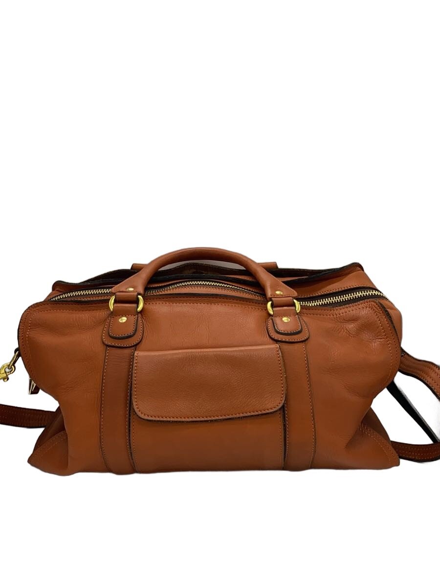 【中古】PORTER◆ボストンバッグ/レザー【バッグ】