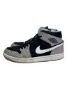 【中古】NIKE◆AIR JORDAN 1 MID SE_エア ジョーダン 1 ミッド SE/27cm/GRY【シューズ】(4)