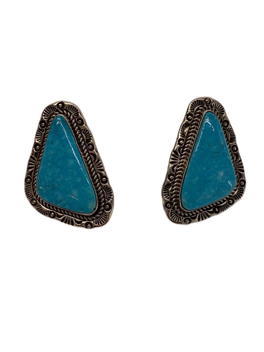 【中古】NAVAJO◆ピアス/SILVER/カラーストーン/BLU/レディース【服飾雑貨他】