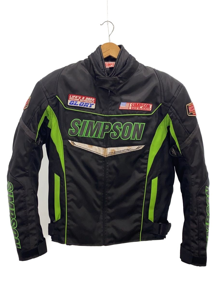 【中古】SIMPSON◆スポーツウェアー/L/BLK/【スポーツ】