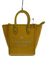 【中古】kate spade new york◆エラ ミニトート/トートバッグ/レザー/YLW//【バッグ】(4)