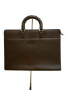 【中古】LANVIN COLLECTION◆ブリーフケース/--/BRW/無地/持ち手部分劣化有り【バッグ】