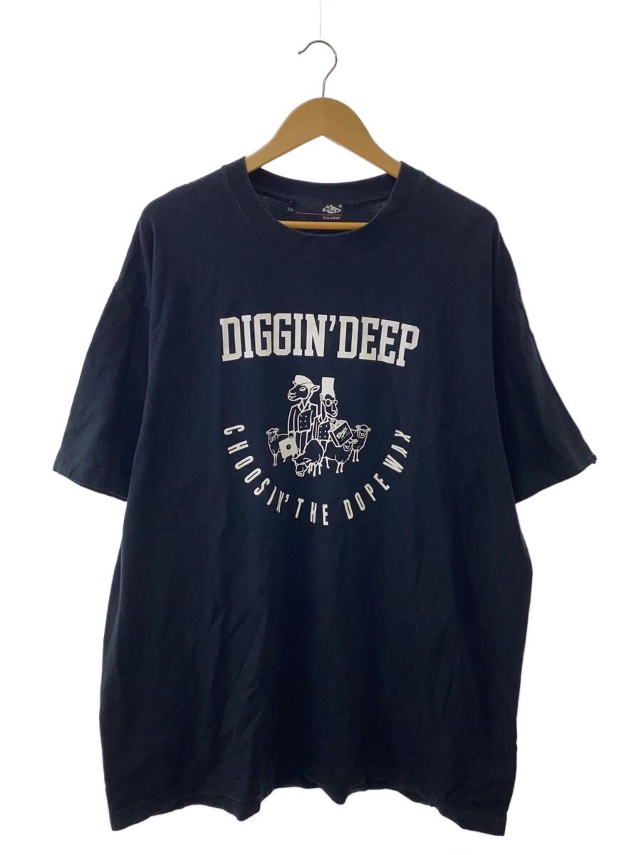 STILL DIGGIN/Tシャツ/XXL/コットン/BLK
