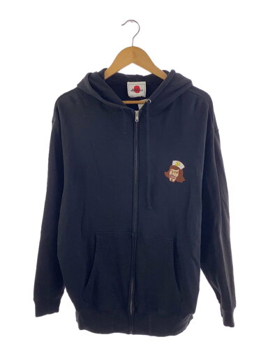 【中古】PUNK DRUNKERS◆パーカー/L/コットン/BLK【メンズウェア】