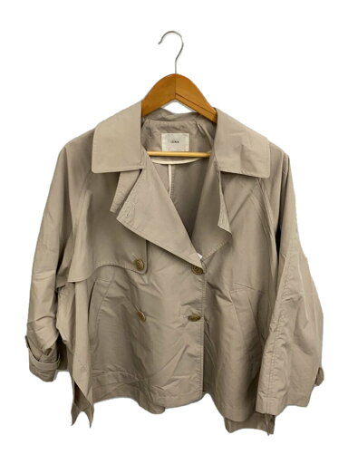 【中古】IENA◆23SS/ポプリンオーバーショートコート/36/ポリエステル/BEG/23-020-900-0430-1-0【レディースウェア】 【中古】IENA◆23SS/ポプリンオーバーショートコート/36/ポリエステル/BEG/23-020-900-0430-1-0【レディースウェア】