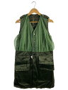 【中古】noir kei ninomiya◆ベスト/XS/ナイロン/KHK/カモフラ/3N-V003//【レディースウェア】