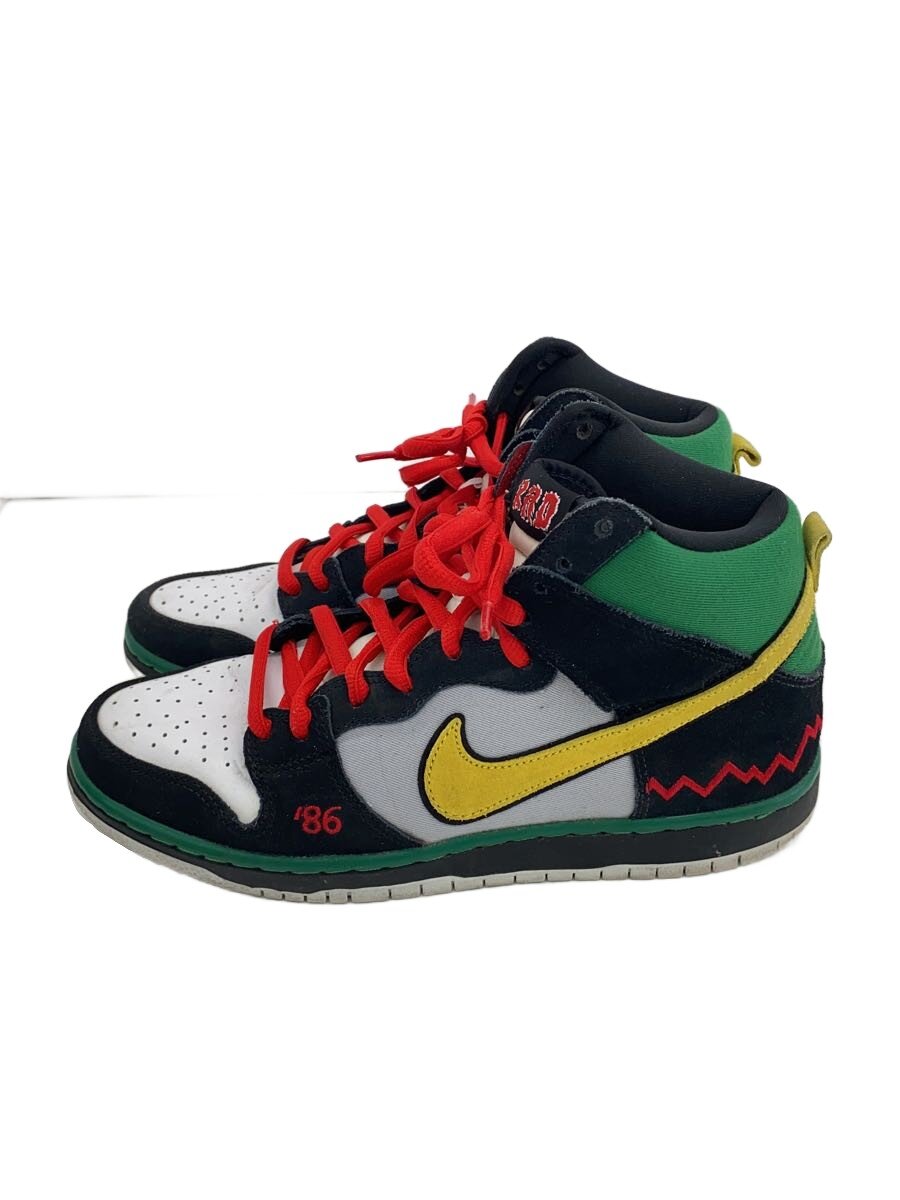 【中古】NIKE◆DUNK HIGH PRO PREMIUM SB/ダンクハイプロプレミアム/マルチカラー/554673-001/2【シューズ】