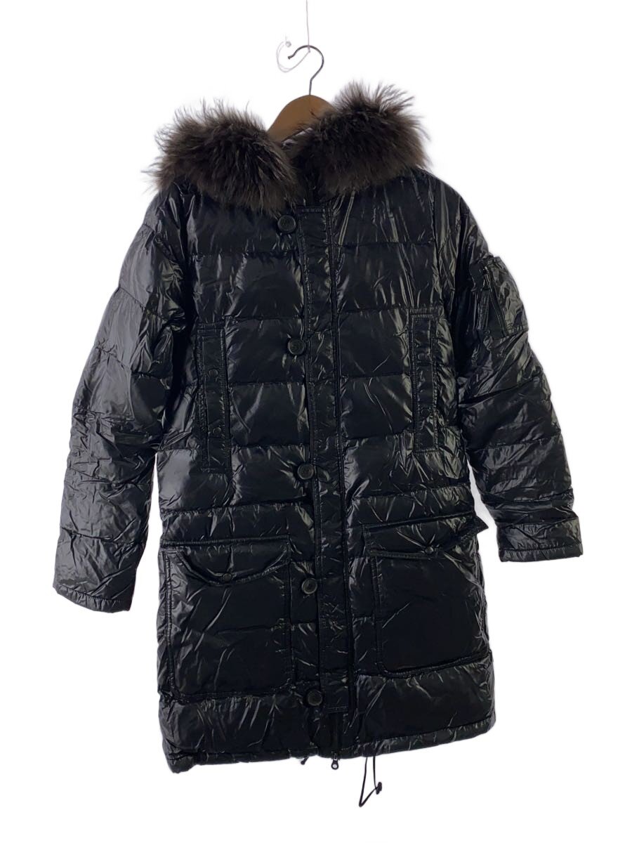 【中古】DUVETICA◆CORCIRA/ダウンコート/ロングダウンジャケット/42/ナイロン/BL ...