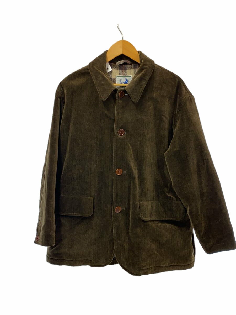 【中古】Nigel Cabourn◆裏地ウールネル地/2つポケ/カバーオール/2/ベロア/BRW/ヘリンボーン/NC-046106//【メンズウェア】
