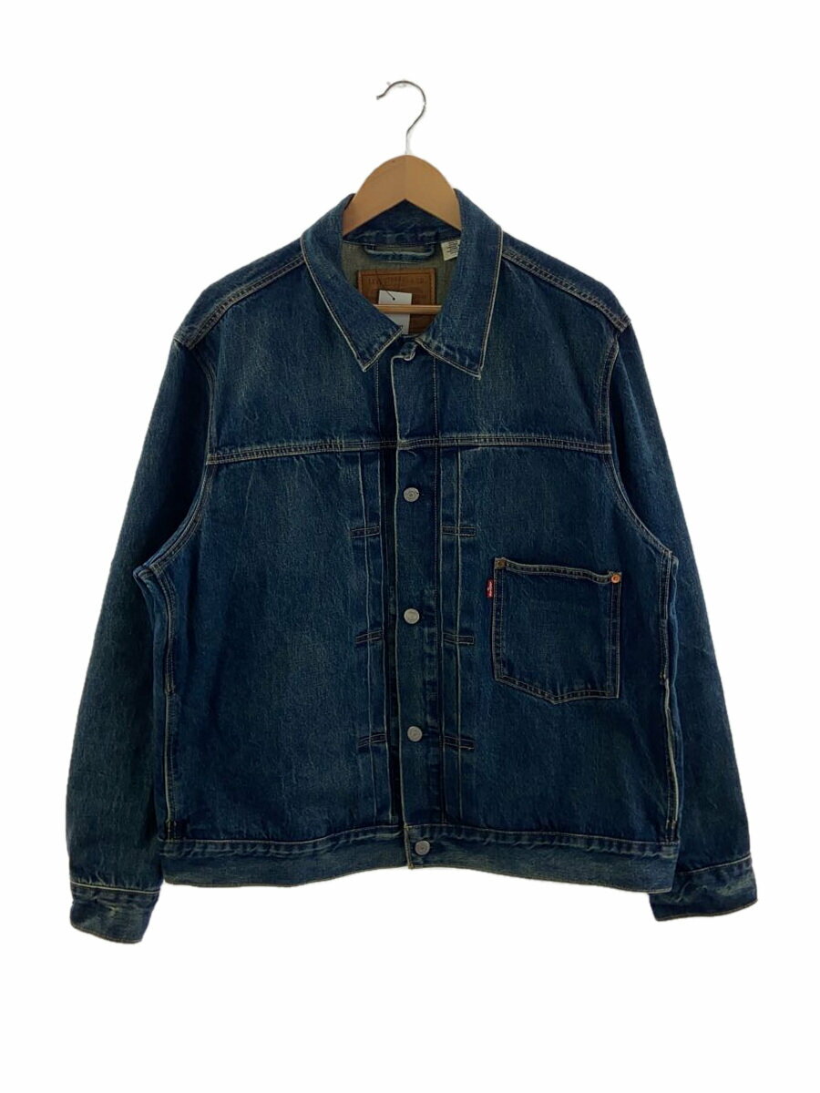【中古】LEVI’S PREMIUM◆Gジャン/L/デニム/IDG/無地【メンズウェア】