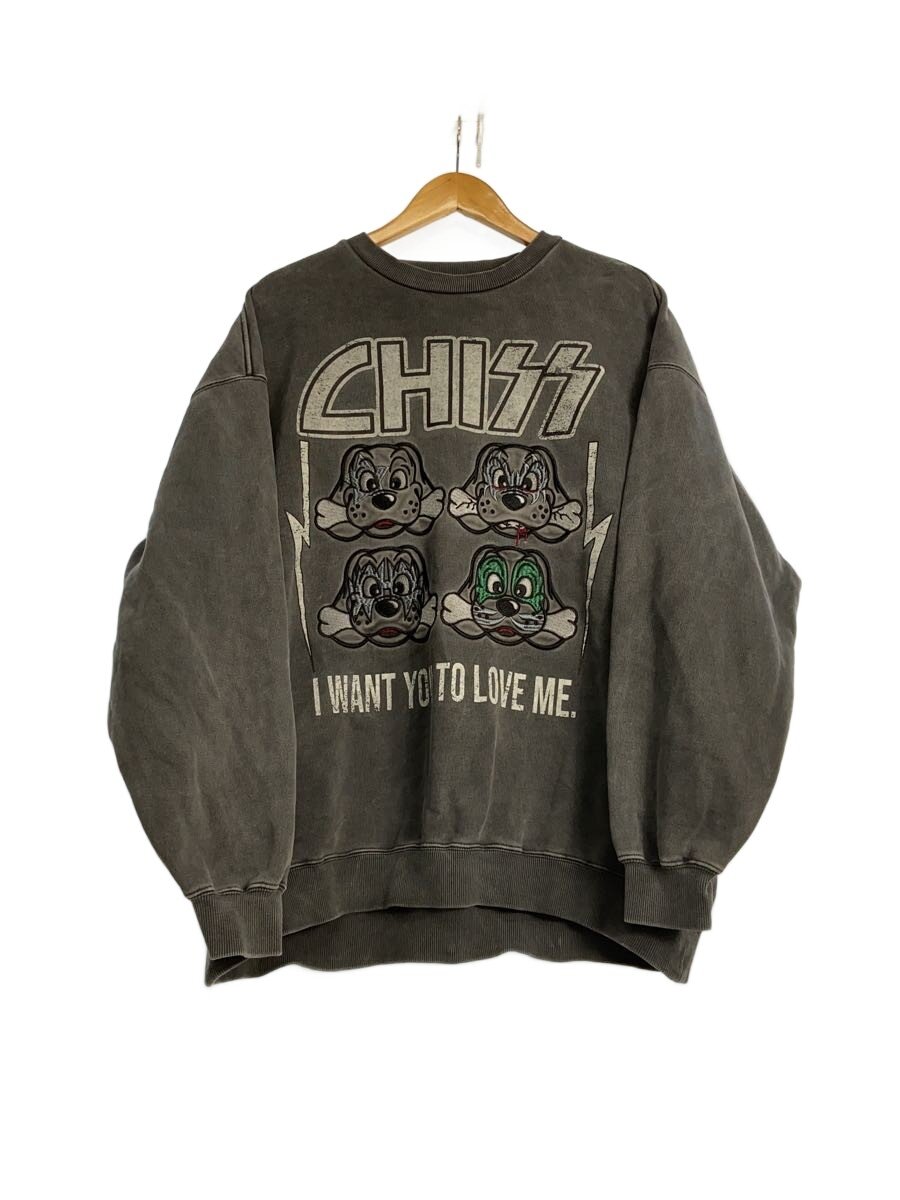 【中古】GALFY◆スウェット/L/コットン/GRY/144037//【メンズウェア】