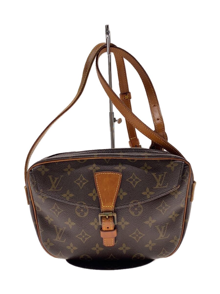 Rakuten - 【中古】LOUIS VUITTON◆ジョヌフィーユ25_モノグラム・キャンバス_BRW/レザー/BRW/総柄【バッグ】