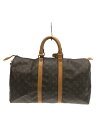 【中古】LOUIS VUITTON◆キーポル45_モノグラム_BRW/PVC/BRW/M41428【バッグ】