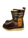 【中古】ALPHA INDUSTRIES◆エンジニアブーツ/27cm/ブラウン/レザー【シューズ】