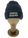 【中古】WACKO MARIA◆MOHAIR KNIT CAP/ニットキャップ/FREE/モヘア/BLK/メンズ【服飾雑貨他】