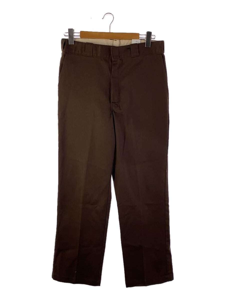 【中古】DICKIES◆ボトム/34/--/BRW【メンズウェア】