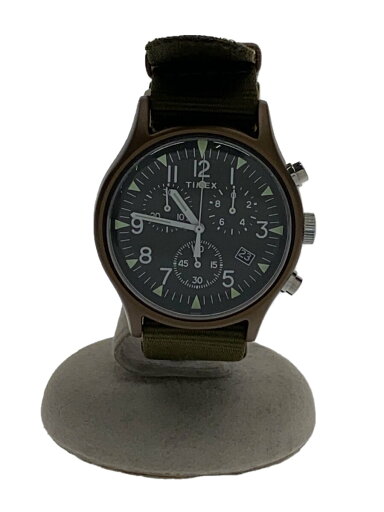 【中古】TIMEX◆クォーツ腕時計/アナログ/WHT/KHK/TW2R67800/MK1【服飾雑貨他】 【中古】TIMEX◆クォーツ腕時計/アナログ/WHT/KHK/TW2R67800/MK1【服飾雑貨他】
