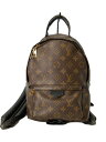 【中古】LOUIS VUITTON◆パームスプリングス・バックパックPM_モノグラム・マカサー/PVC/BRW//【バッグ】(4)