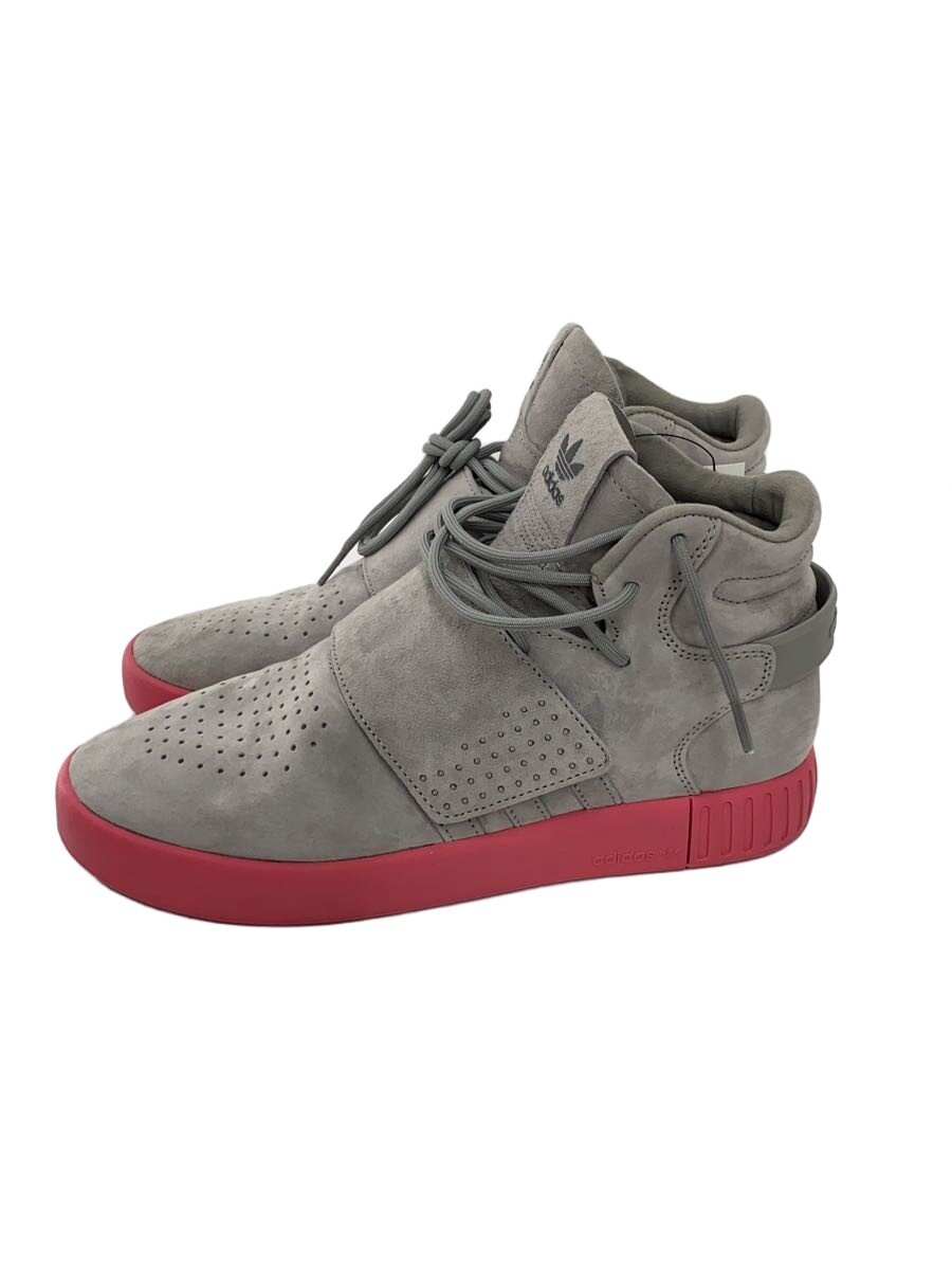 adidas◆TUBULAR INVADER STRAP/チュブラーインベーダーストラップ/25.5cm/グレー
