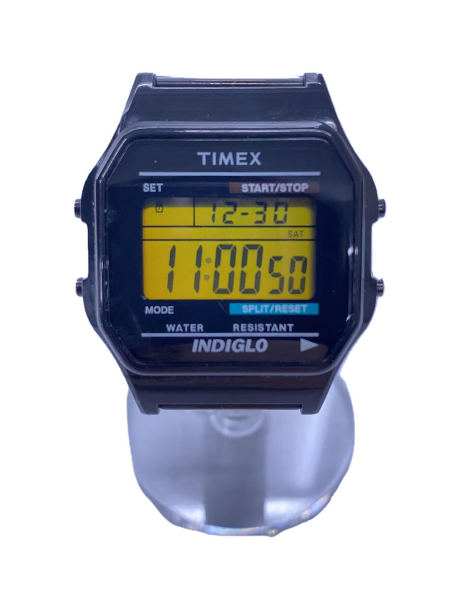 【中古】TIMEX◆クォーツ腕時計/デジ