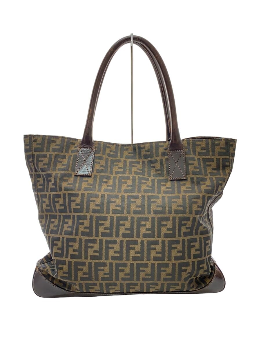 【ブランド】FENDI 【ブランドカナ】フェンディ 【型番】 【程度】C 【サイズ】 【メインカラー】ベージュ 【素材・生地】キャンバス 【キーワード】　　 2026/04/10 セカンドストリート仙台一番町店【3326】【中古】FENDI◆トートバッグ/キャンバス/ベージュ ブランド FENDI 型番 カラー ベージュ 柄 総柄 素材・生地 キャンバス>色・素材について サイズ >サイズ表示について 実寸（cm） 【バッグ】 マチ：5.5 / 高さ：37.5 / 幅：41 / 持ち手：52 【その他】 その他サイズ：/ 商品は　セカンドストリート仙台一番町店の店頭にて販売しております。商品に関するお問合わせは、お電話(TEL:022-722-0671)にて、問合わせ番号：2333262236930をお伝えください。 配送方法やお支払い方法に関するお問い合わせは、サポートセンターまでご連絡をお願いします。 ※お電話の対応は営業時間内のみとなります。お問い合わせフォームでお問い合わせの際はご注文番号をご記入下さい この商品に関する出品店舗からのコメント 【商品名】ズッカ柄　トートバッグ【型番】-■状態Cレザー部分に数か所擦れがございます。あくまで中古品となりますので、ご理解の上、ご検討をお願い致します。店頭でも同時販売を行っているため、商品説明に記載の無い汚れやダメージが生じる場合がございます。状態について等ご不明な点、ご質問はお気軽に当店までお問合せ下さいませ。