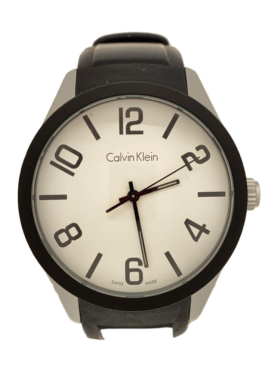 【中古】Calvin Klein◆クォーツ腕時計