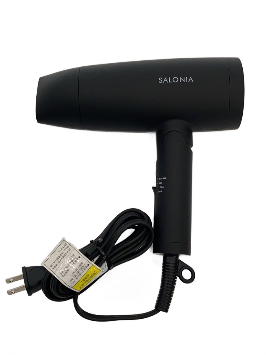 【中古】SALONIA◆ドライヤー・ヘアアイロン スピーディーイオンドライヤー SL-013BK [BLACK]【家電・ビジュアル・オーディオ】