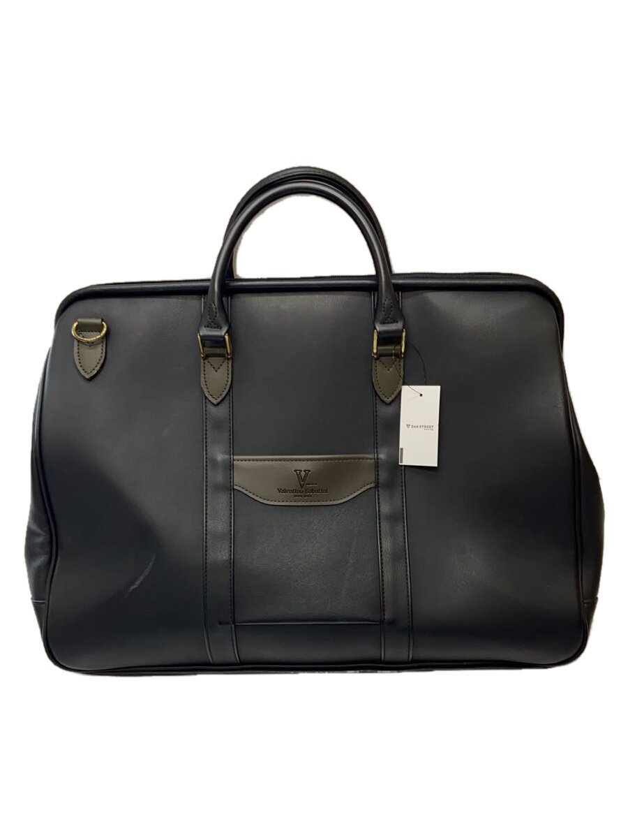 【中古】Valentino Sabatini/ボストンバッグ/--/BLK/無地【バッグ】