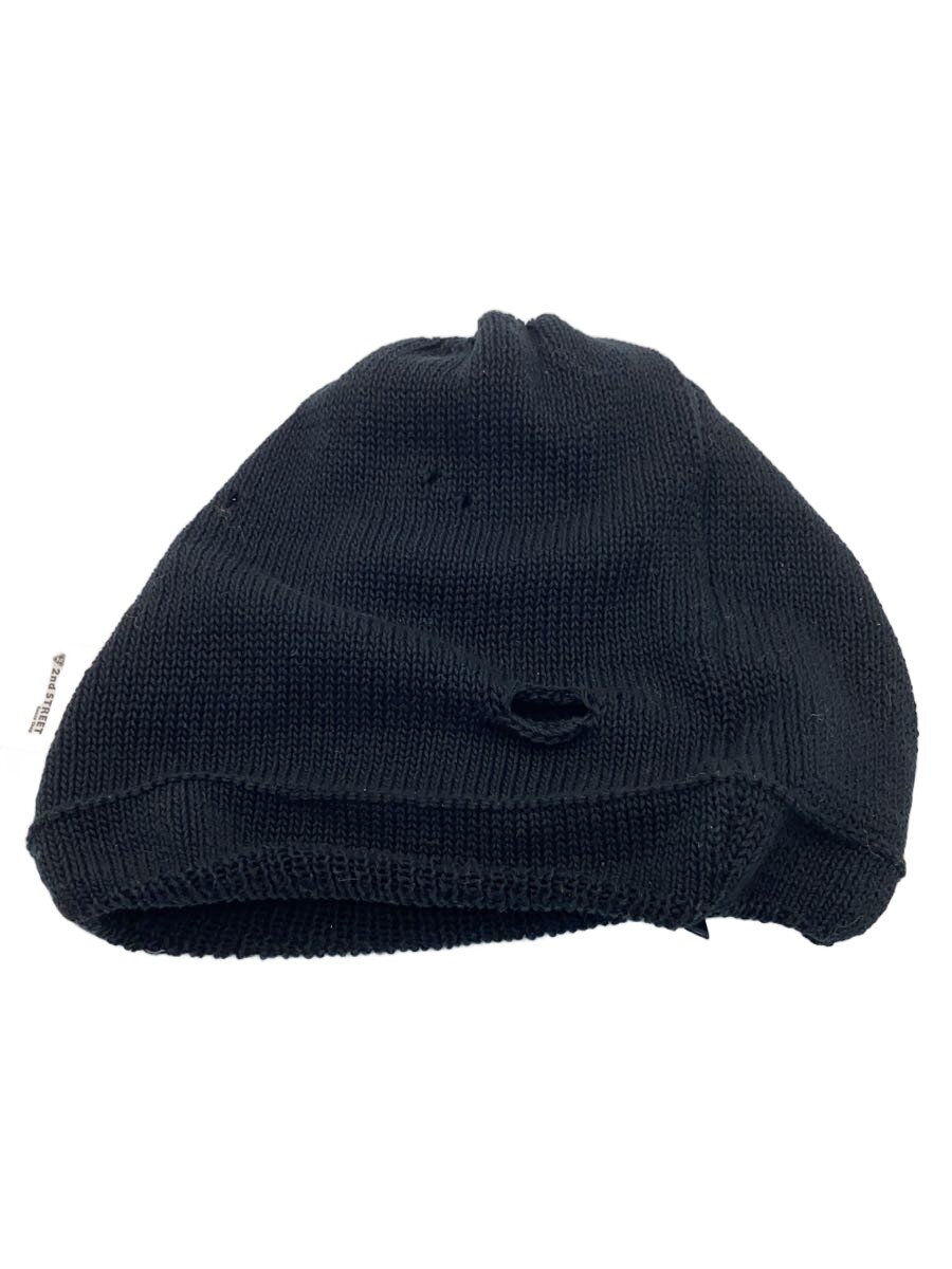 【中古】CA4LA◆ニットキャップ/--/BLK/無地/メンズ【服飾雑貨他】