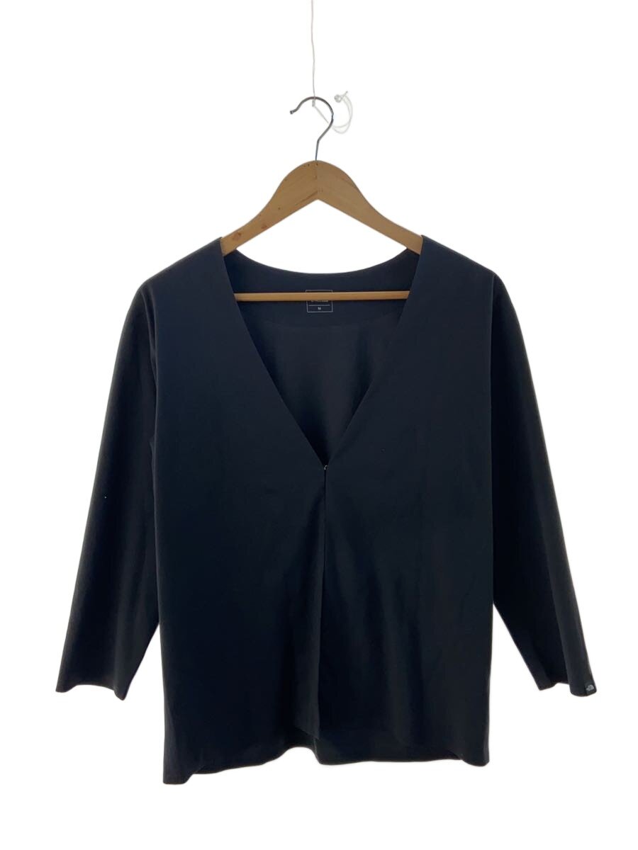 THE NORTH FACE◆TECH LOUNGE CARDIGAN_テックラウンジカーディガン/M/ポリエステル/BLK