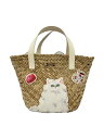 【中古】PAUL&JOE◆BASKET BAG/ハンドバッグ/--/CML//【バッグ】