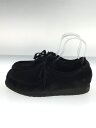 【中古】Clarks◆シューズ/27.5cm/BLK/レザー/261555197095/Wallabee low【シューズ】