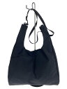 【中古】SLOW&CO◆バッグ/ナイロン/BLK【バッグ】