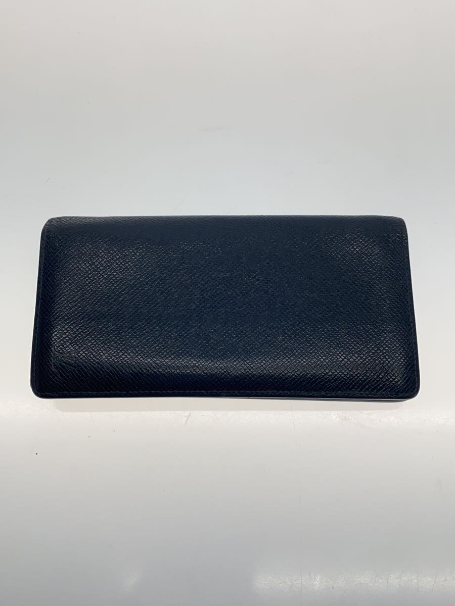 【中古】LOUIS VUITTON◆2つ折り財布/--/NVY/無地/メンズ【服飾雑貨他】