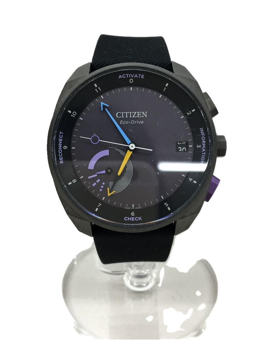 【中古】CITIZEN◆ソーラー腕時計/Eco-Drive Riiiver/Bluetooth/W510-T025021/【服飾雑貨他】