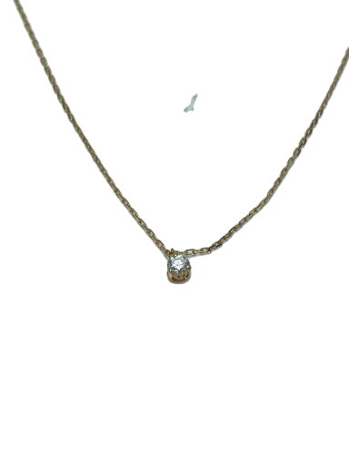 【中古】agete◆K18ダイヤモンドネックレス/0.05ct/GLD/トップ有/レディース【服飾雑貨他】 【中古】agete◆K18ダイヤモンドネックレス/0.05ct/GLD/トップ有/レディース【服飾雑貨他】