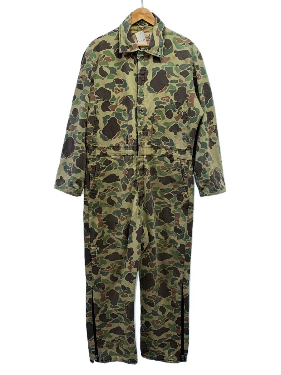 【中古】オールインワン/--/コットン/マルチカラー/カモフラ/※汚れ有//【メンズウェア】