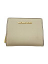 【中古】MICHAEL KORS◆2つ折り財布/32T9GF6Z8L/クリーム【服飾雑貨他】