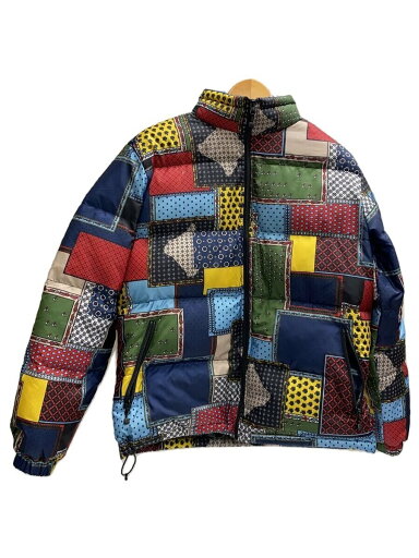 【中古】STUSSY◆ダウンジャケット/M/ポリエステル/マルチカラー/Patchwork Puffer Jacket【メンズウェア】 【中古】STUSSY◆ダウンジャケット/M/ポリエステル/マルチカラー/Patchwork Puffer Jacket【メンズウェア】