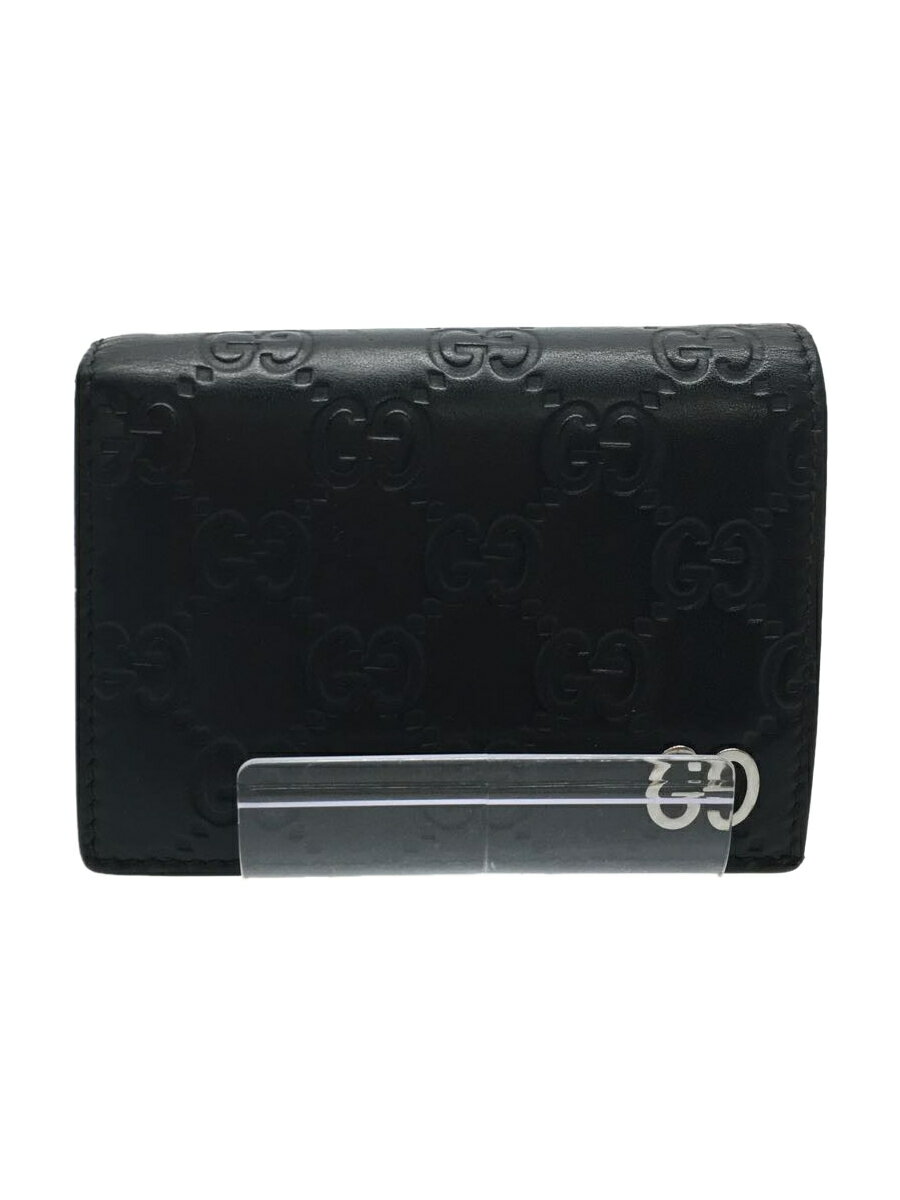 【中古】GUCCI◆2つ折り財布/--/BLK/メンズ/522869【服飾雑貨他】